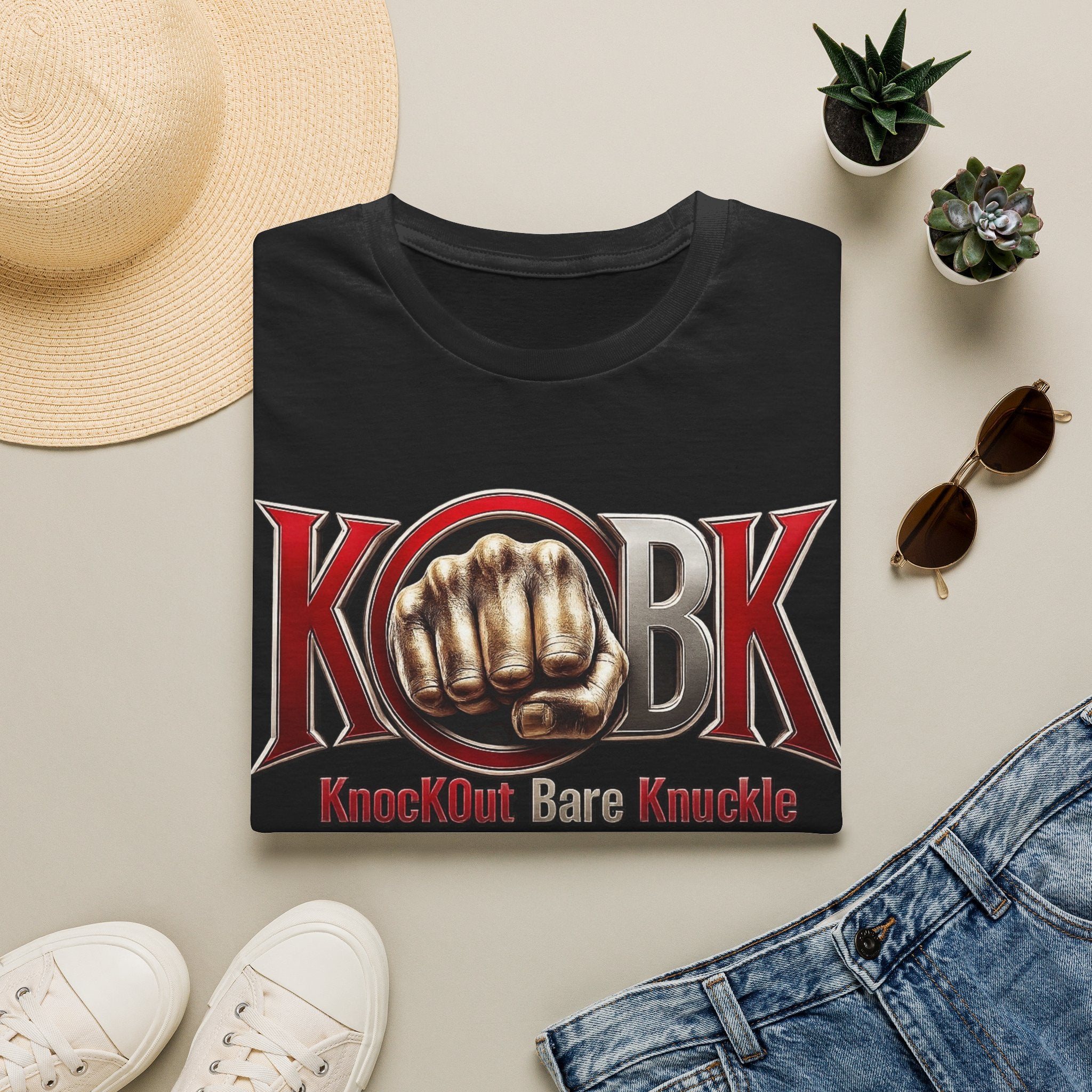 KnocKOut Bare Knuckle Training or Streetwear Unisex Softstyle T-Shirt