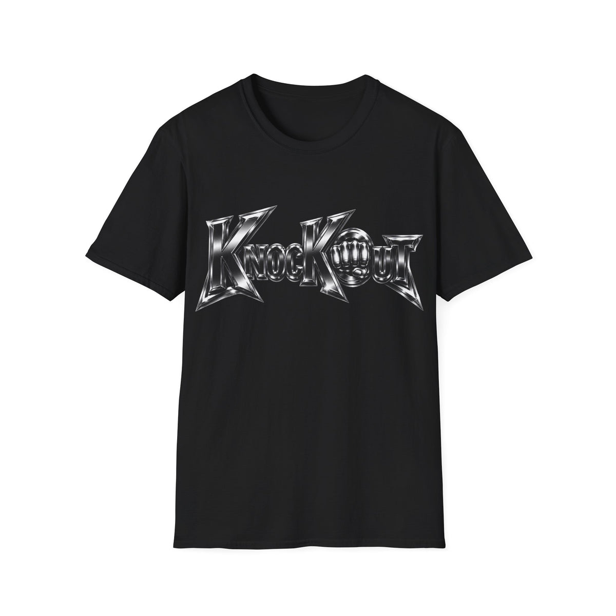 KnocKOut Black White Training Streetwear Unisex T-Shirt