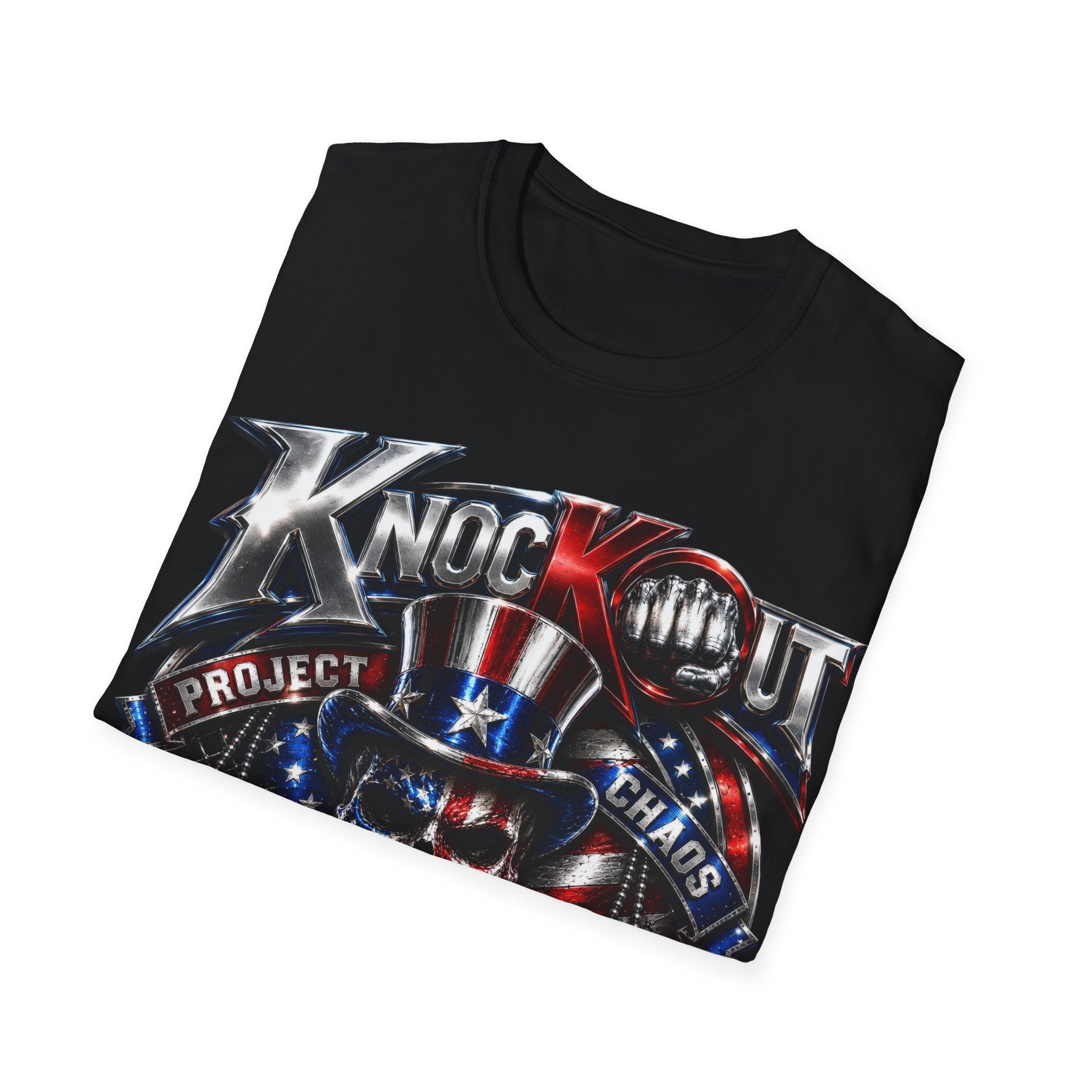 KnocKOut Project Chaos MMA Support Veteran Unisex Softstyle T-Shirt