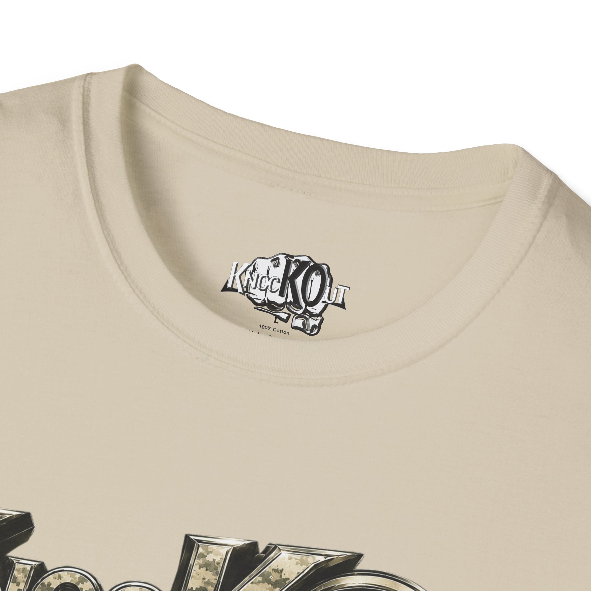 Camo KnocKOut Unisex Softstyle T-Shirt