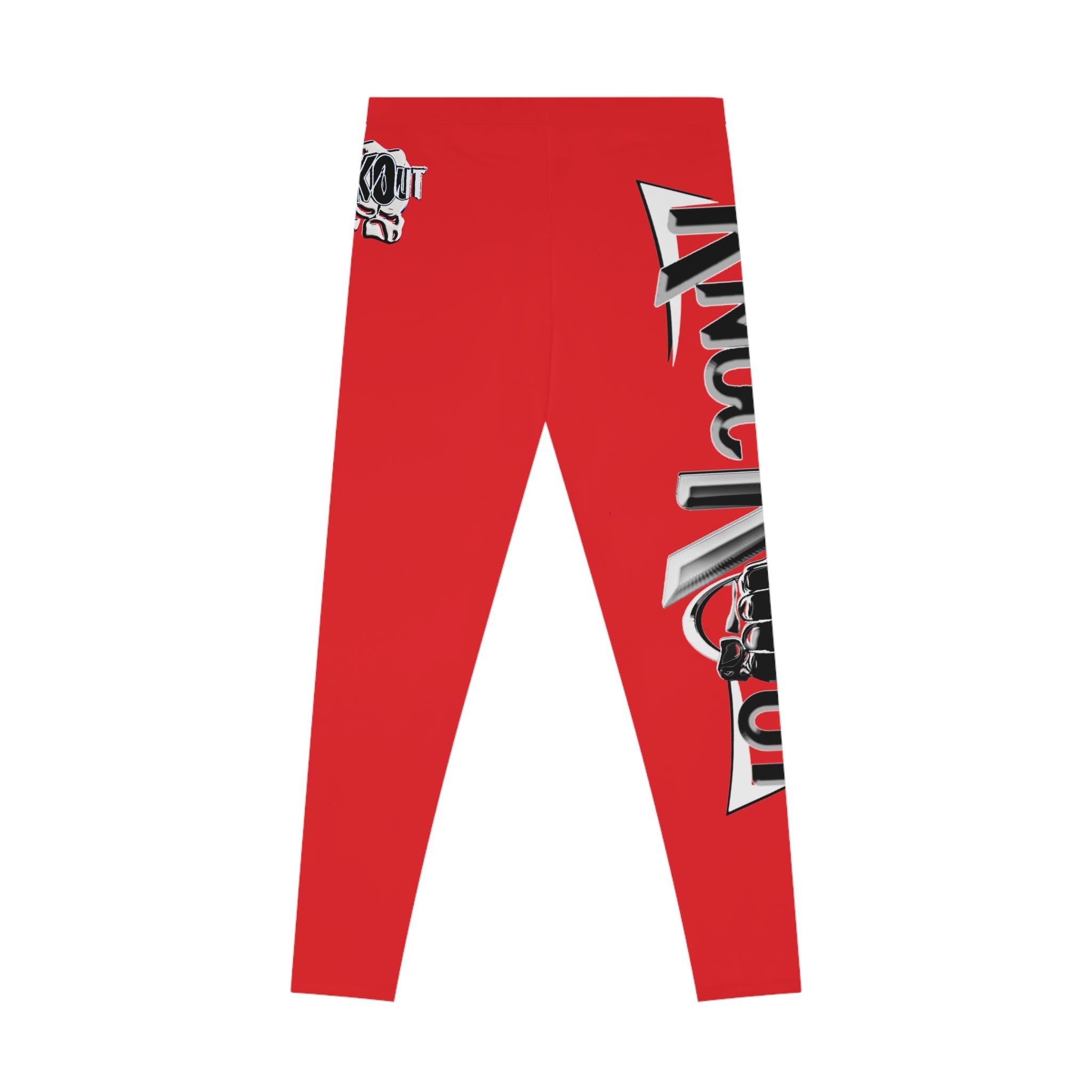 KnocKOut Red Stretchy Leggings