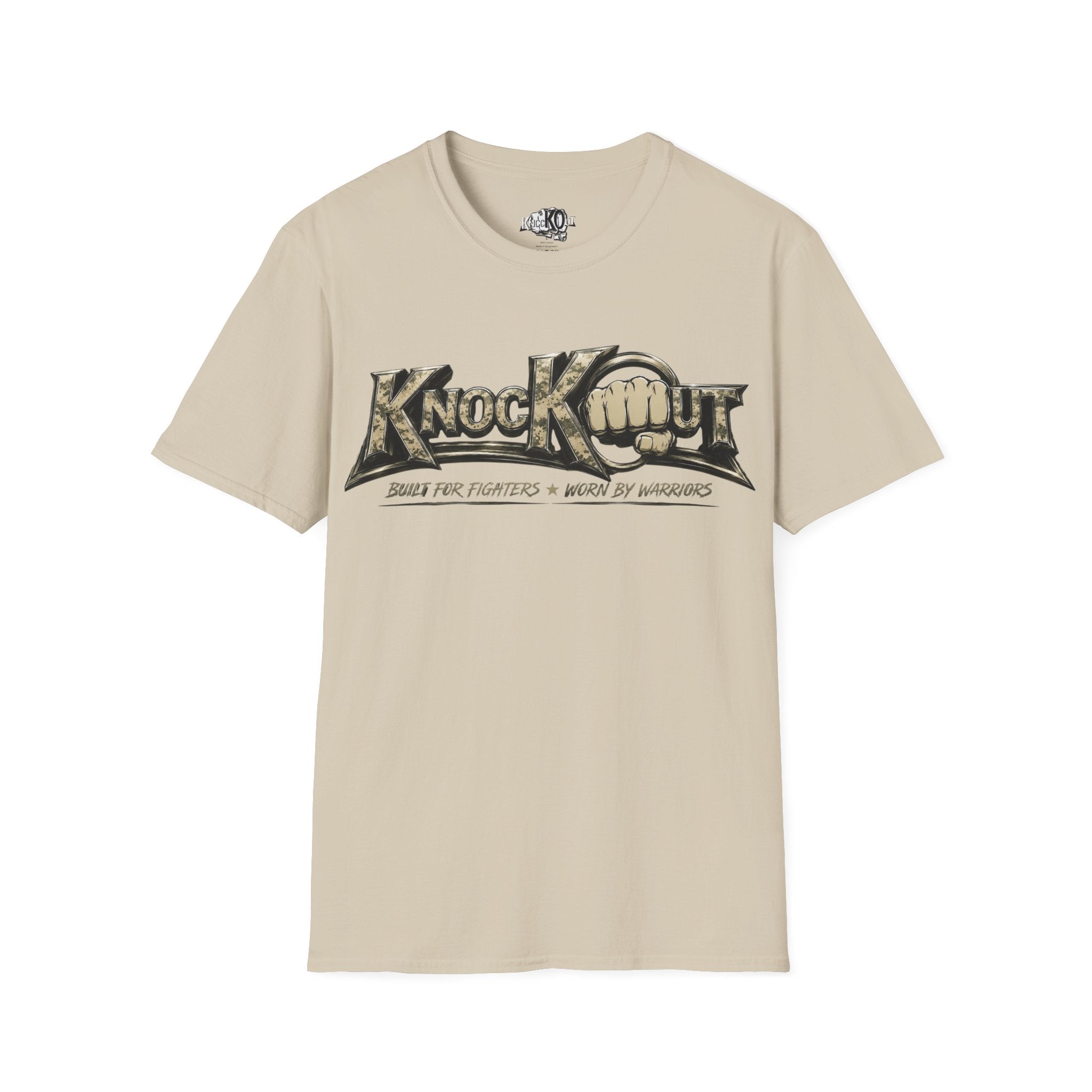 Camo KnocKOut Unisex Softstyle T-Shirt