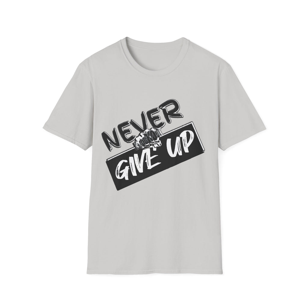Never Give Up  KnocKOut Unisex Softstyle T-Shirt