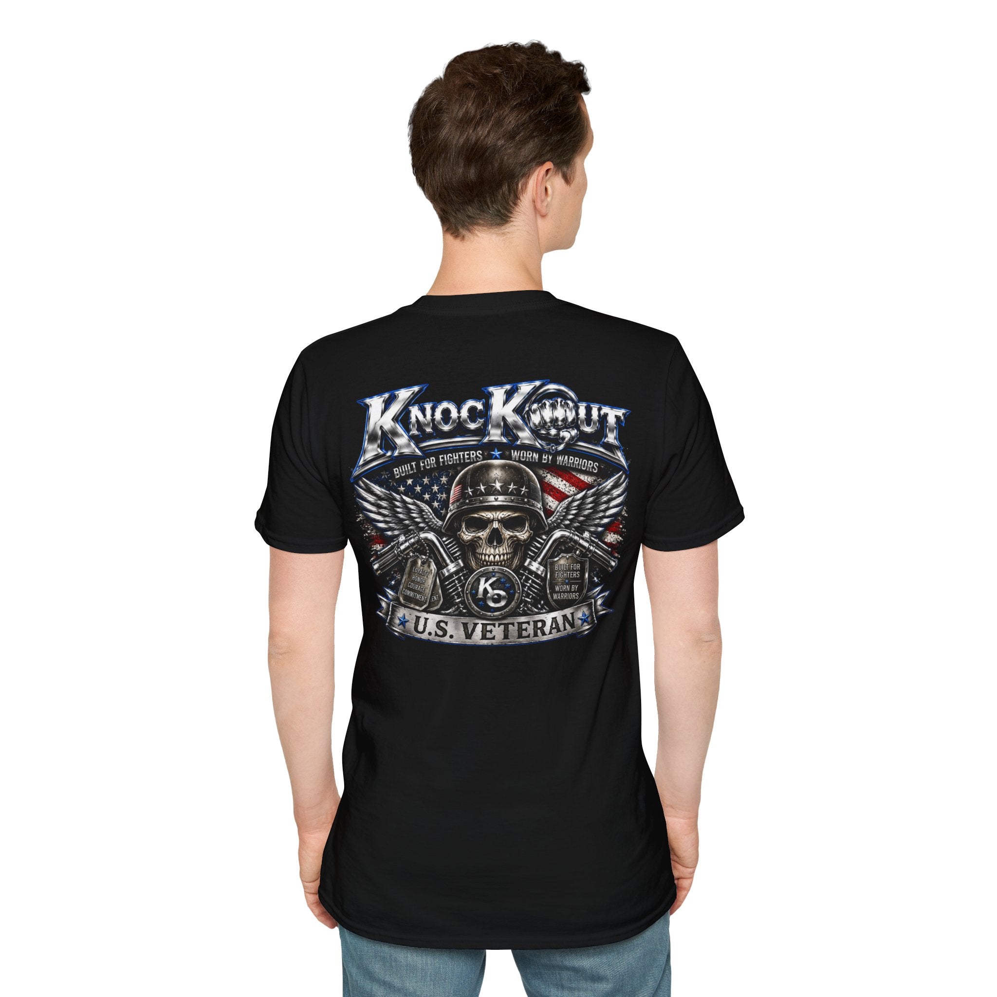 KnocKOut Biker US.Veteran Tee Unisex