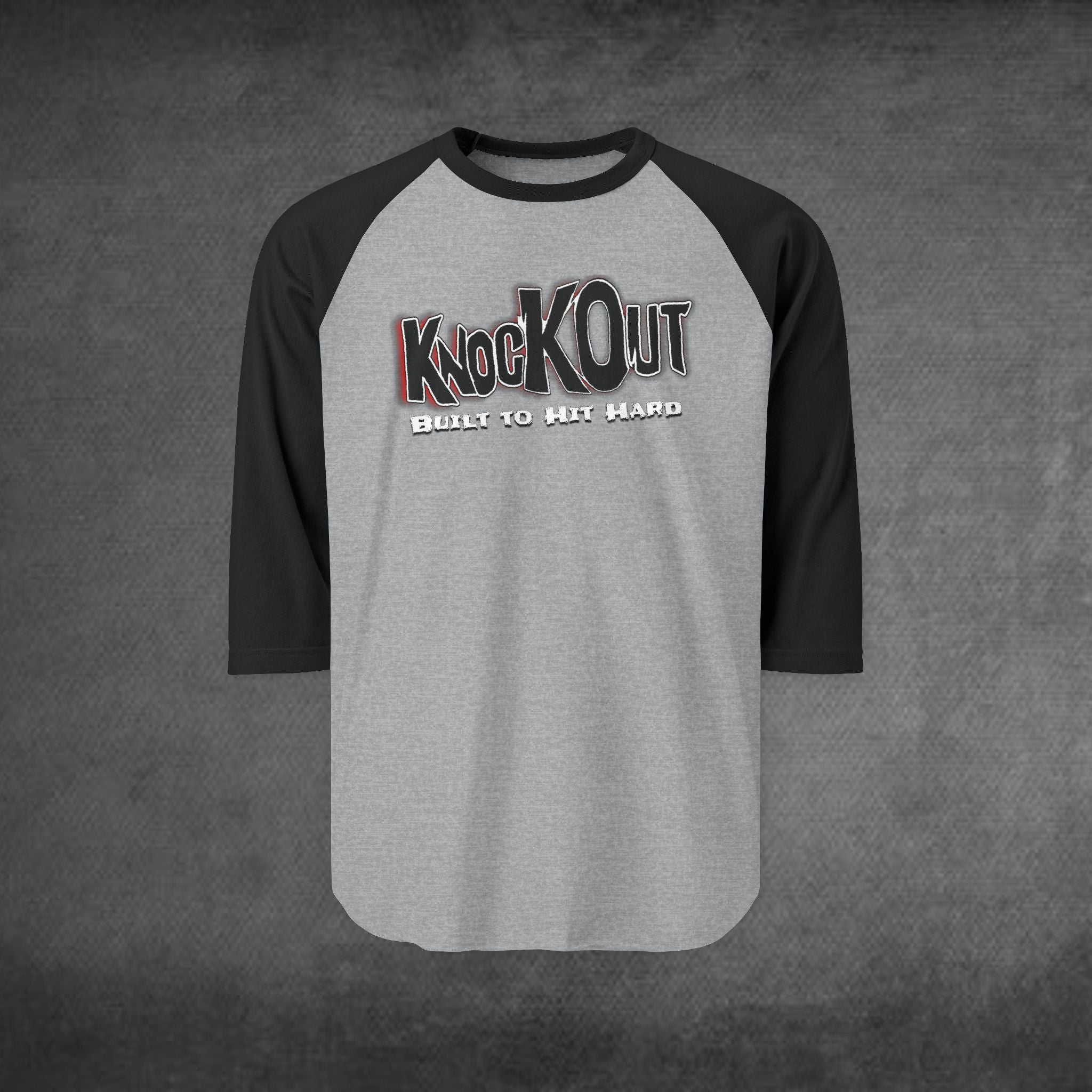 KnocKOut Unisex Three-Quarter Sleeve Raglan Shirt