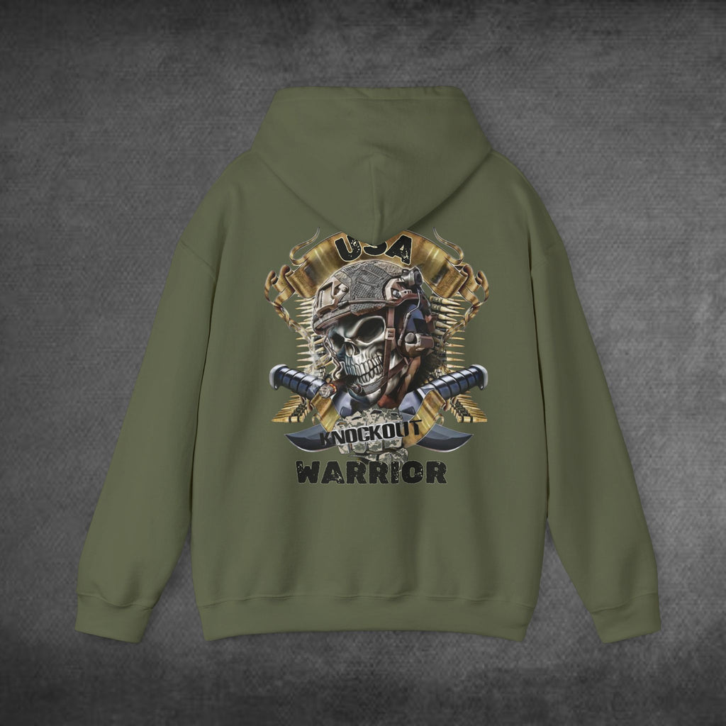 Knockout Warrior (Front & Back)Heavy Blend™ Hooded Sweatshirt