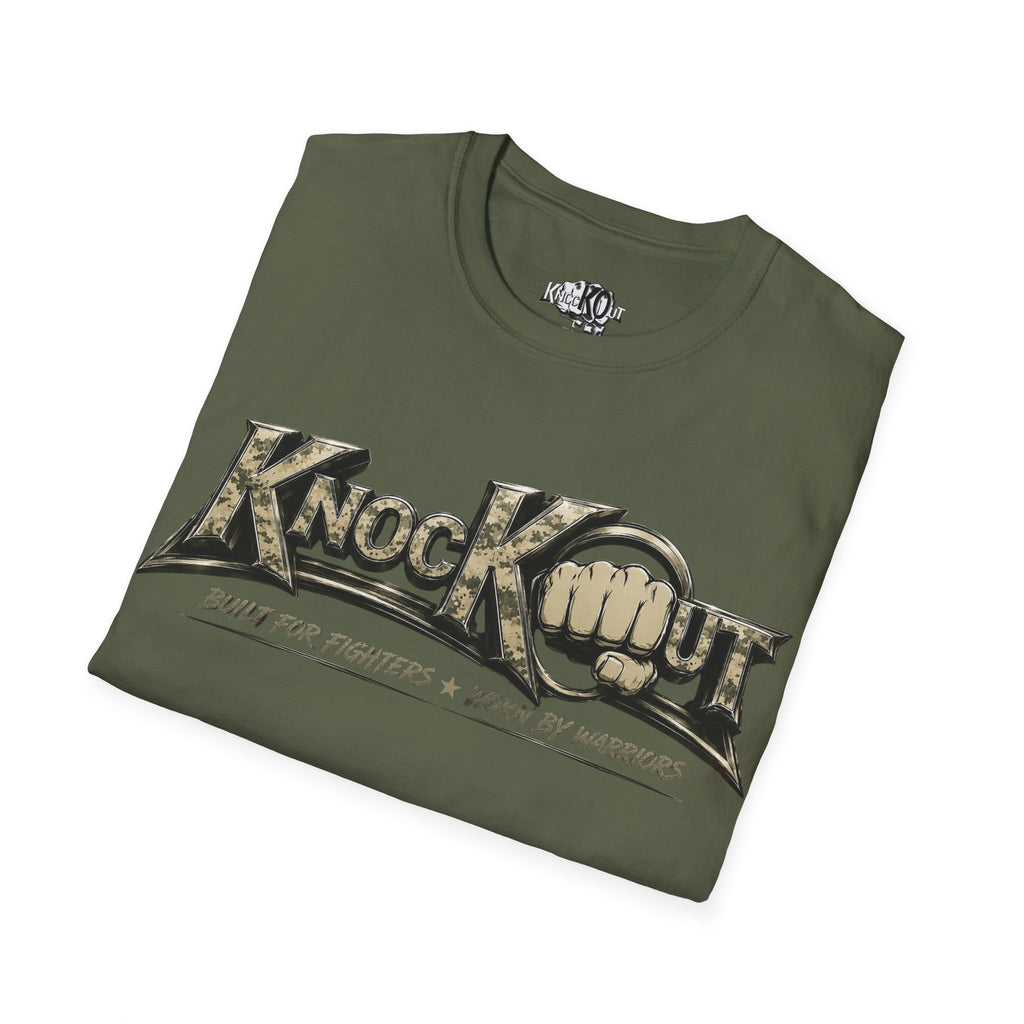 Camo KnocKOut Unisex Softstyle T-Shirt