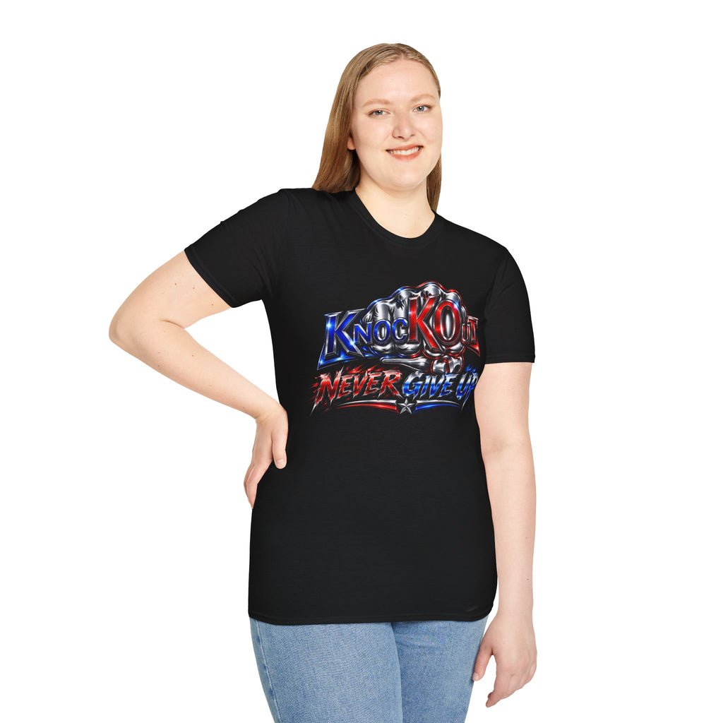 Red Blue KnocKOut Unisex Softstyle T-Shirt