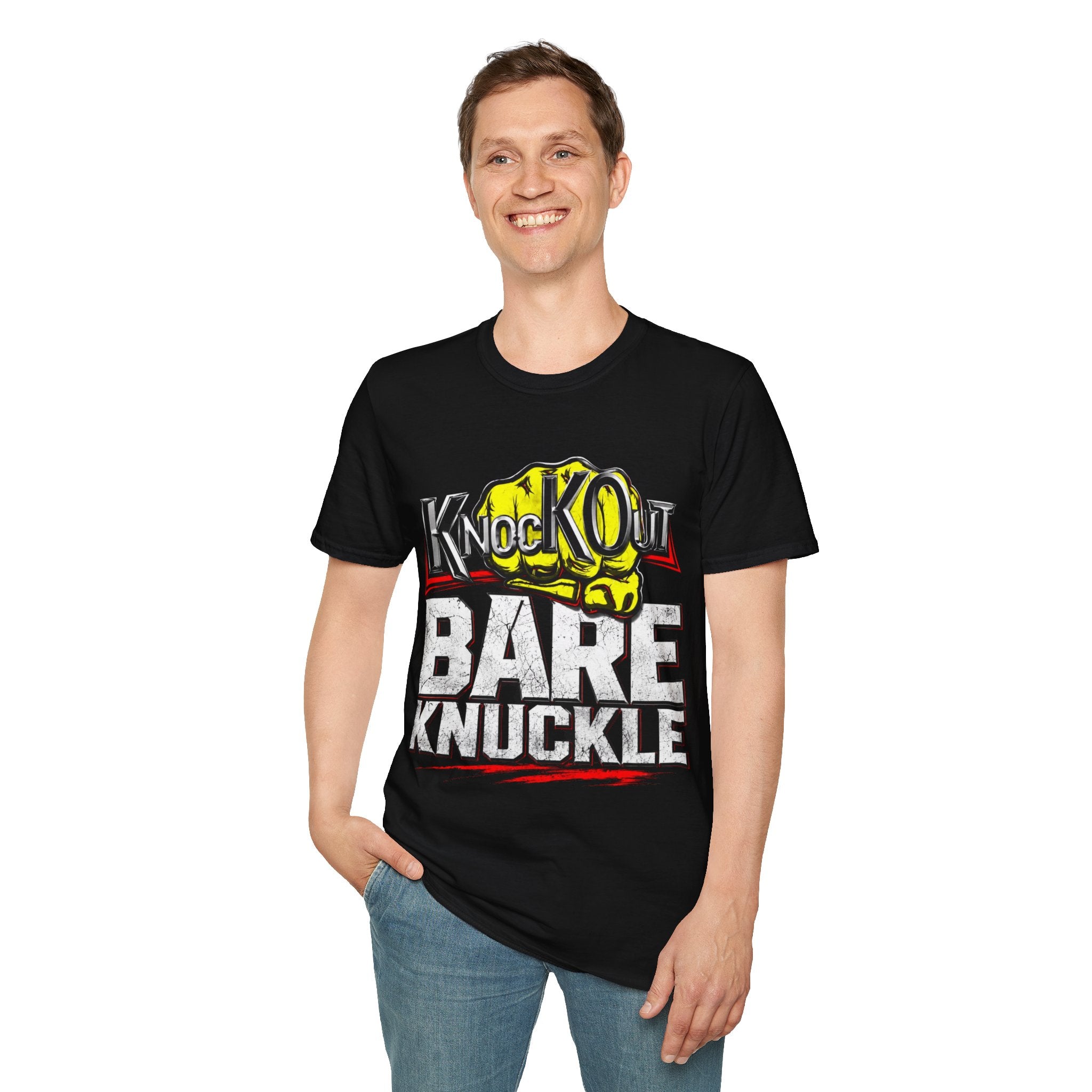KnocKOut Bare Knuckle Unisex Softstyle T-Shirt