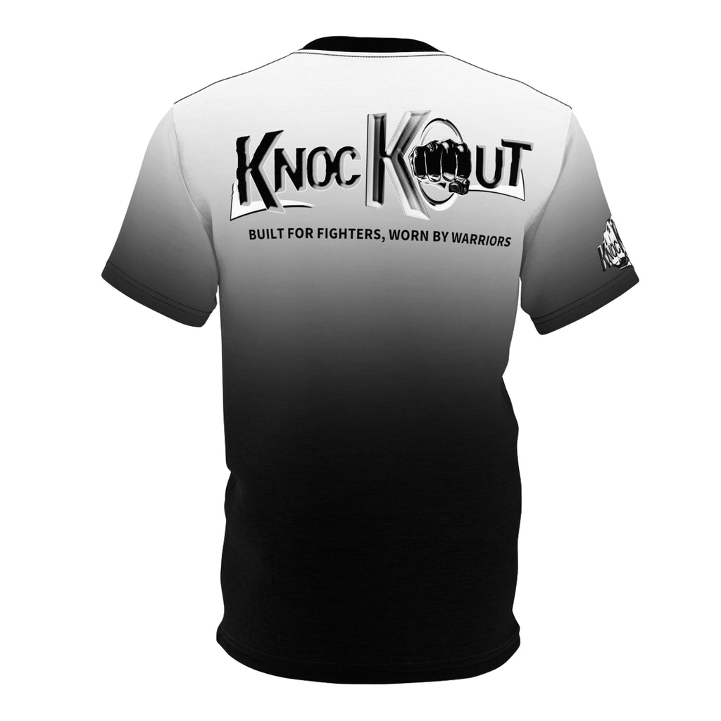 White & Black KnocKOut Unisex Cut & Sew Tee