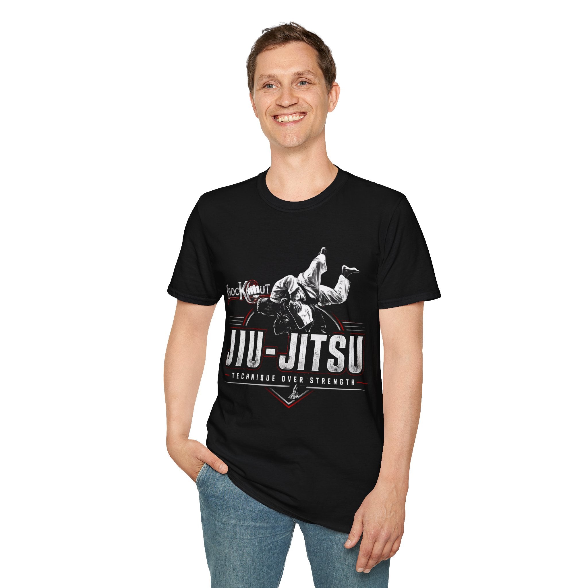 KnocKOut Jiu-Jitsu Unisex Softstyle T-Shirt