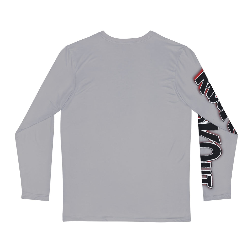 Built to Hit Hard Men's Long Sleeve Shirt (AOP)