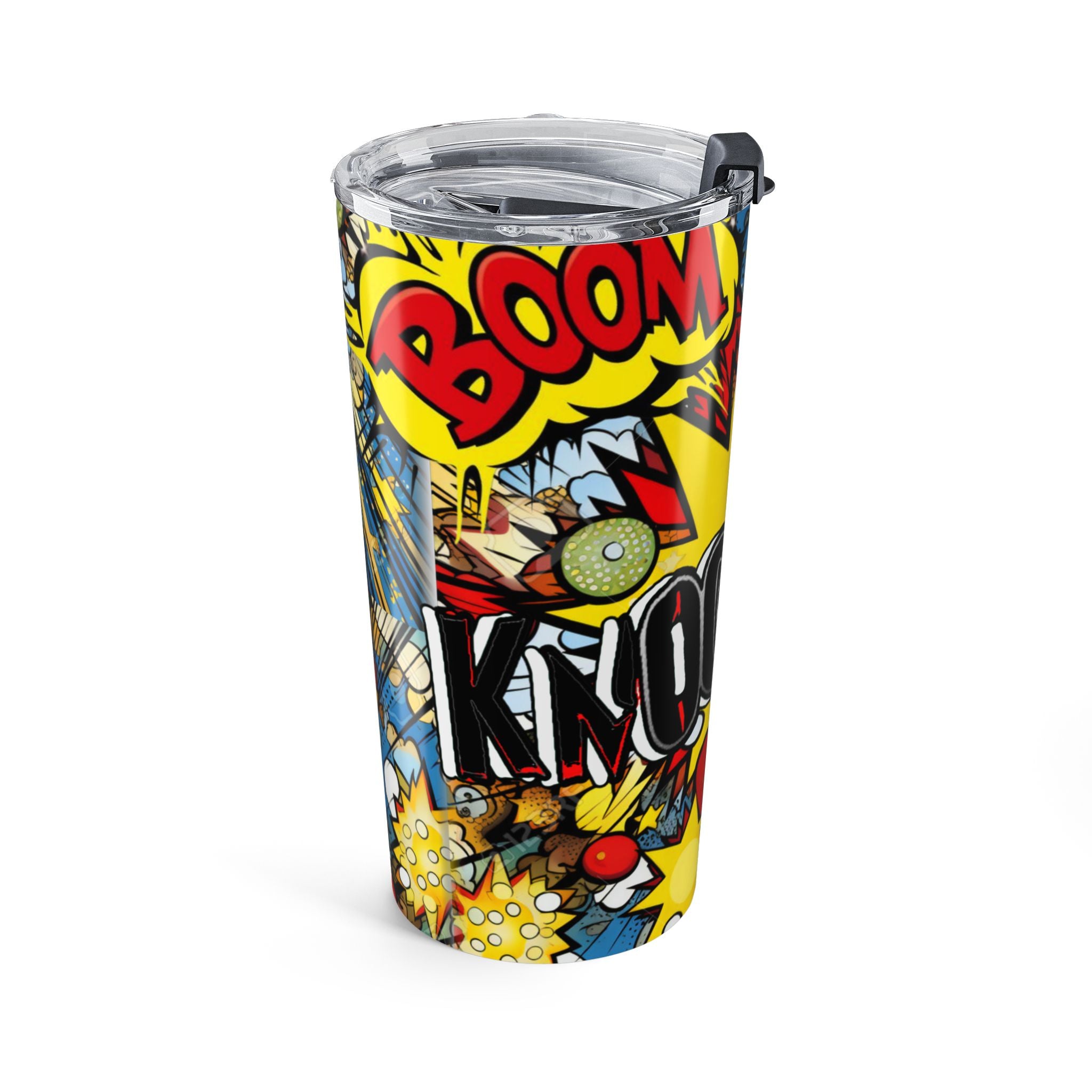 KnocKOut Boom Comic Tumbler 20oz