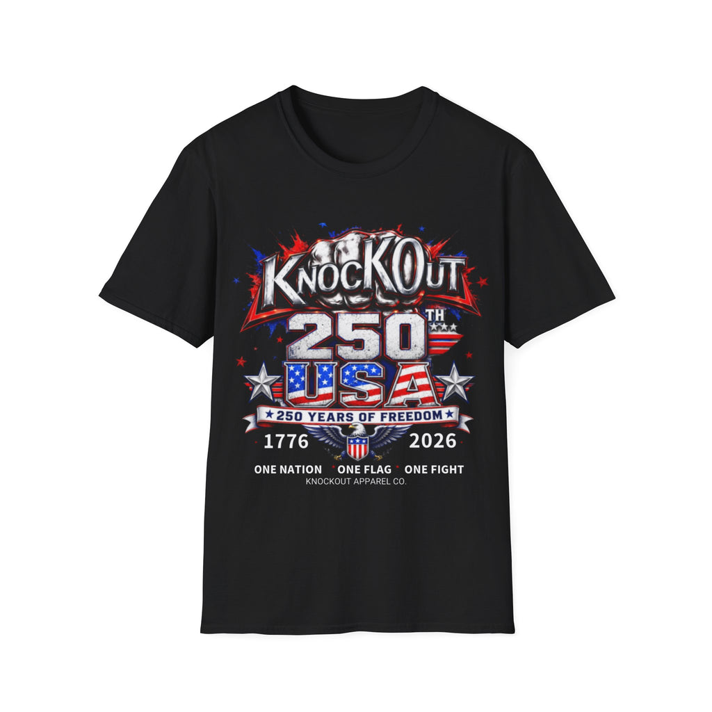 USA 250th Anniversary KnocKOut Unisex Softstyle T-Shirt