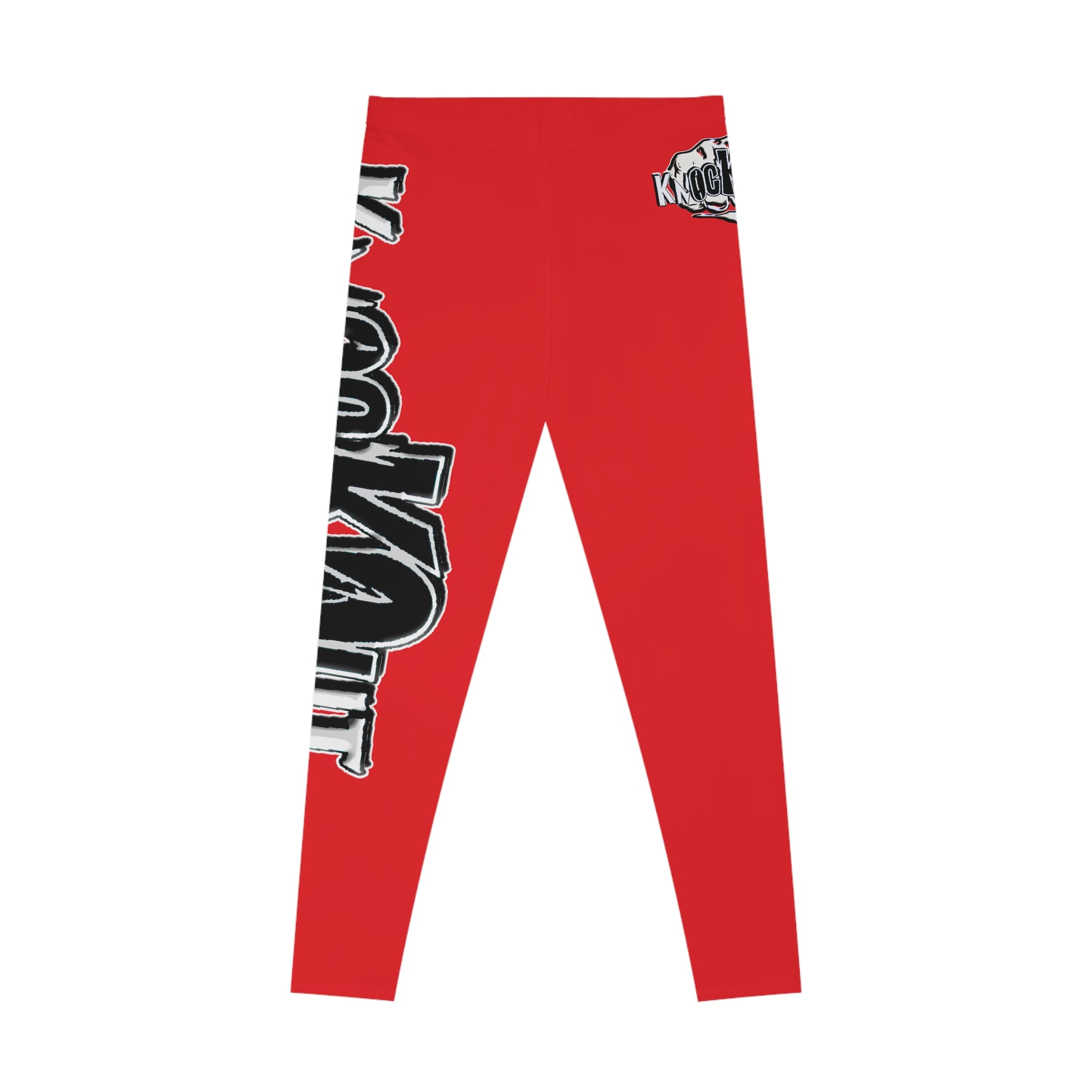 KnocKOut Red Stretchy Leggings