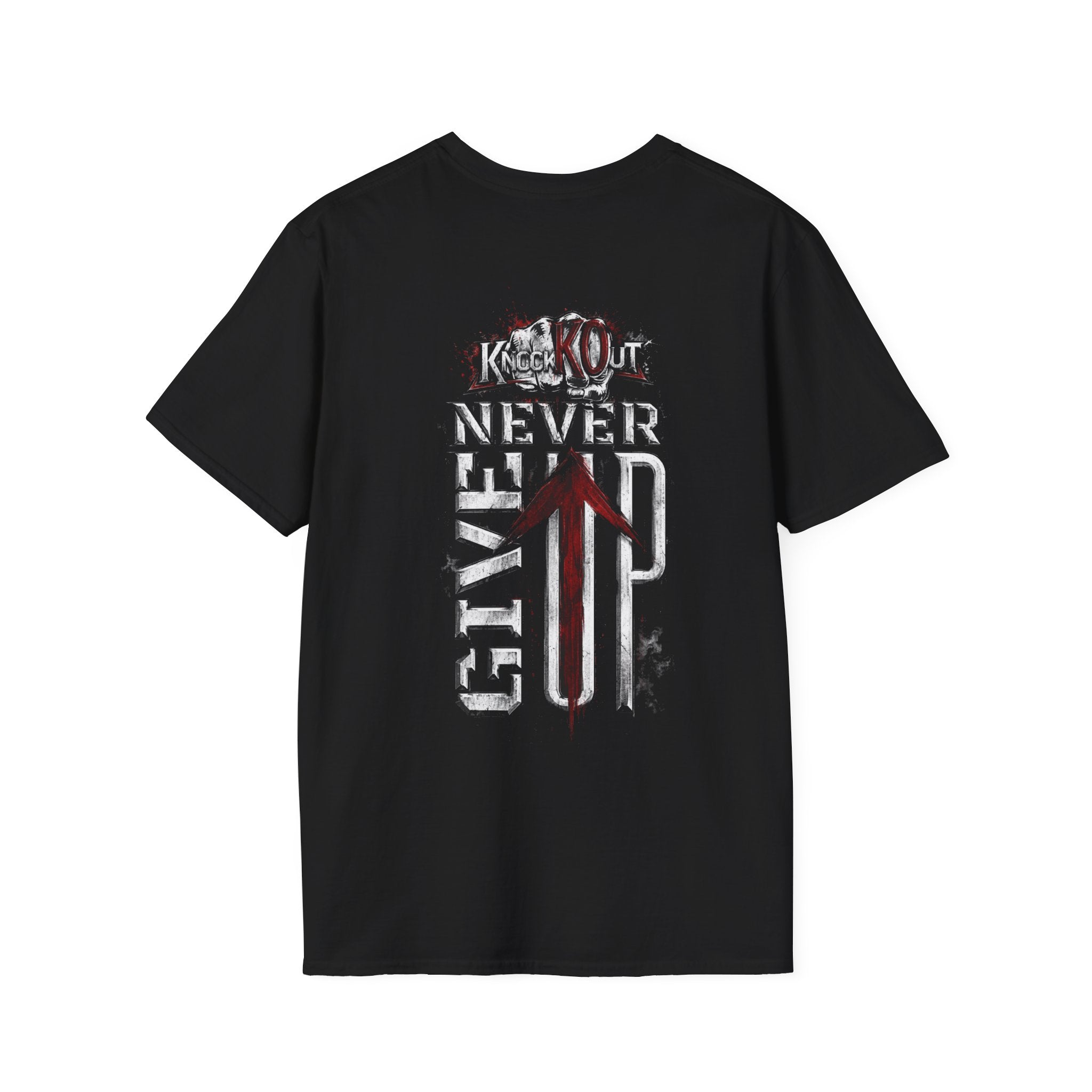 New KnocKOut Never Give Up Unisex Softstyle T-Shirt
