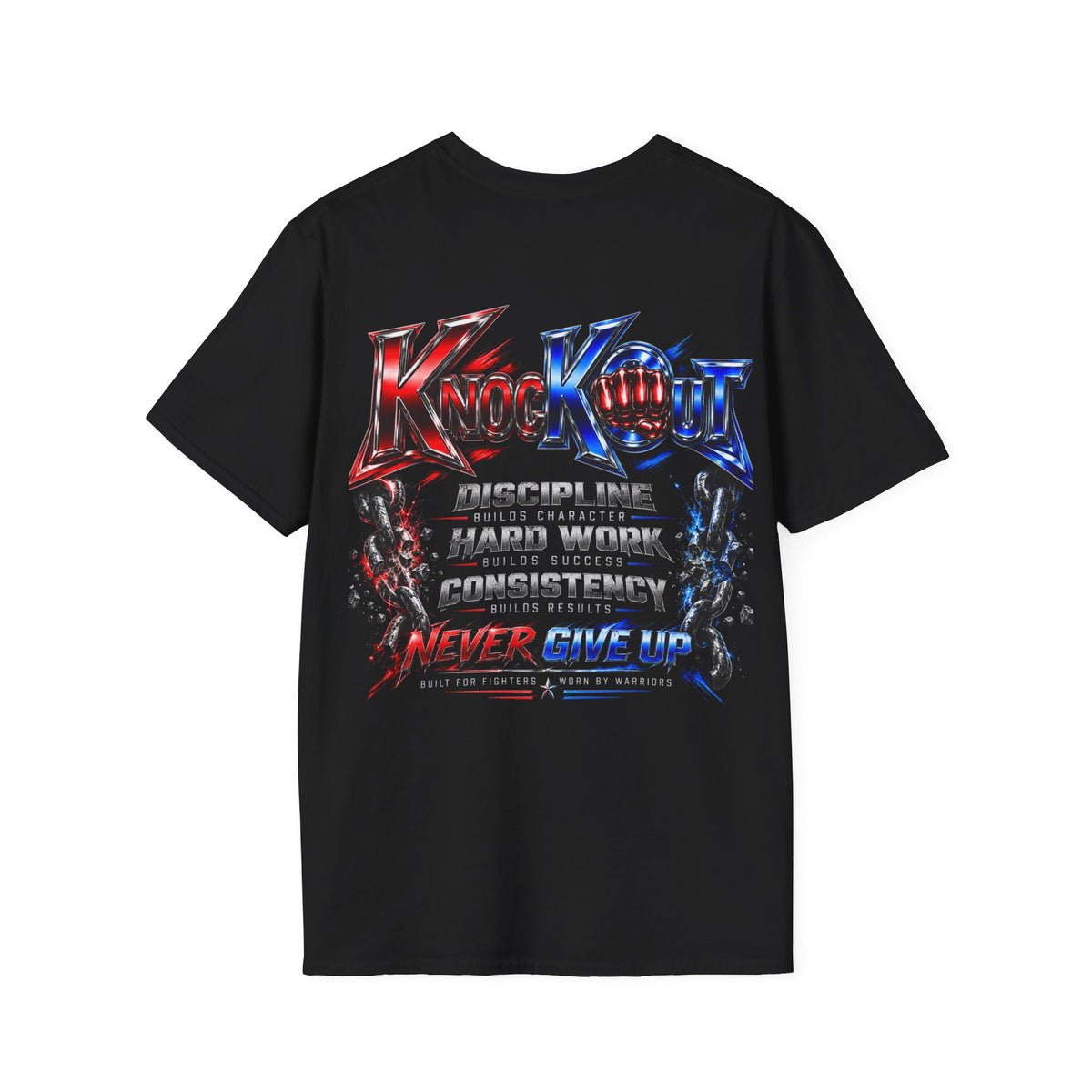 Red Blue KnocKOut Unisex Softstyle T-Shirt
