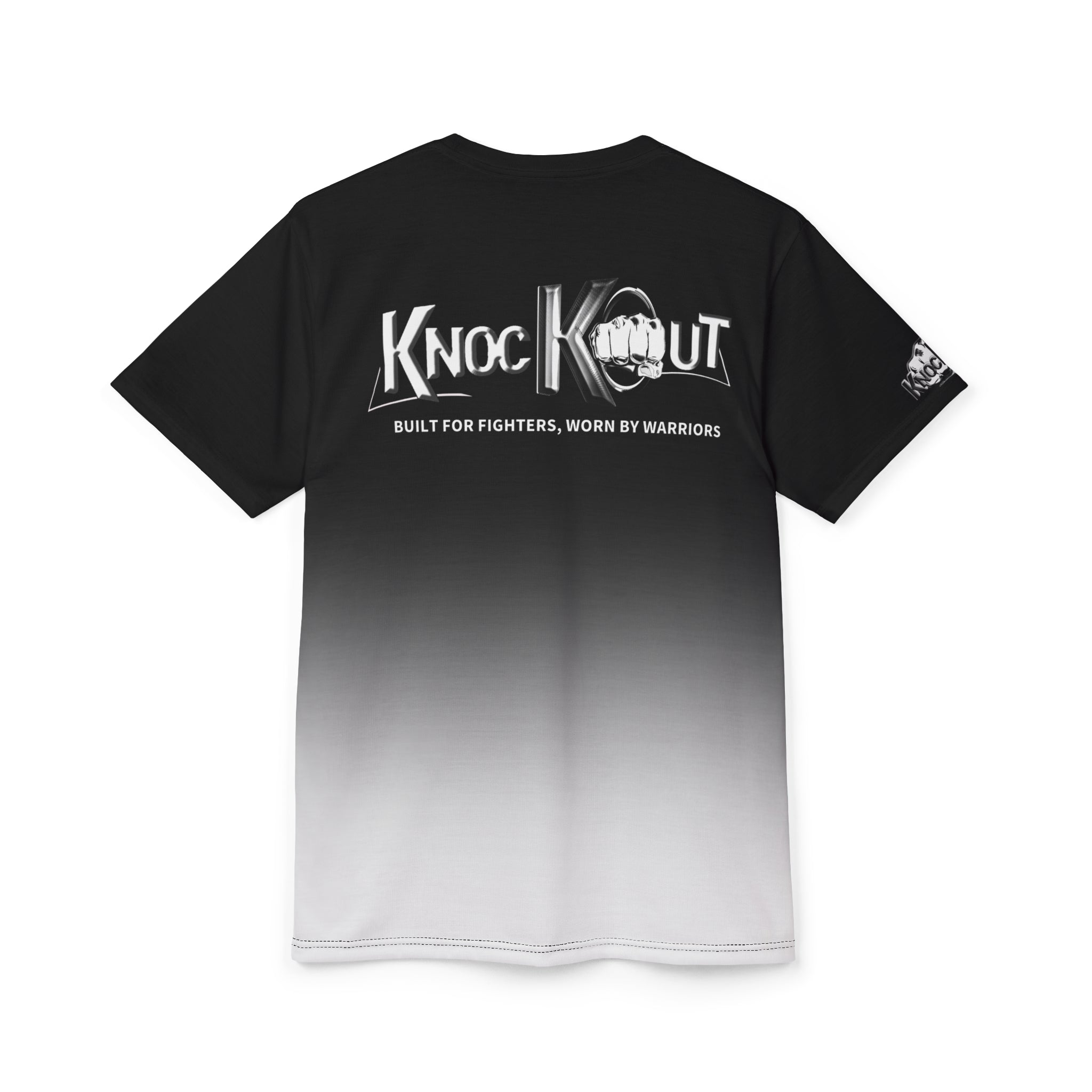 Black & White KnocKOut Unisex Cut & Sew Tee