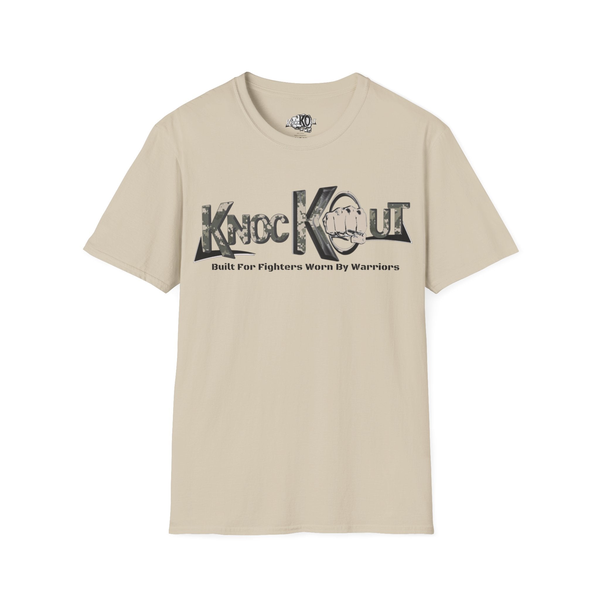 Camo KnocKOut Unisex Softstyle T-Shirt