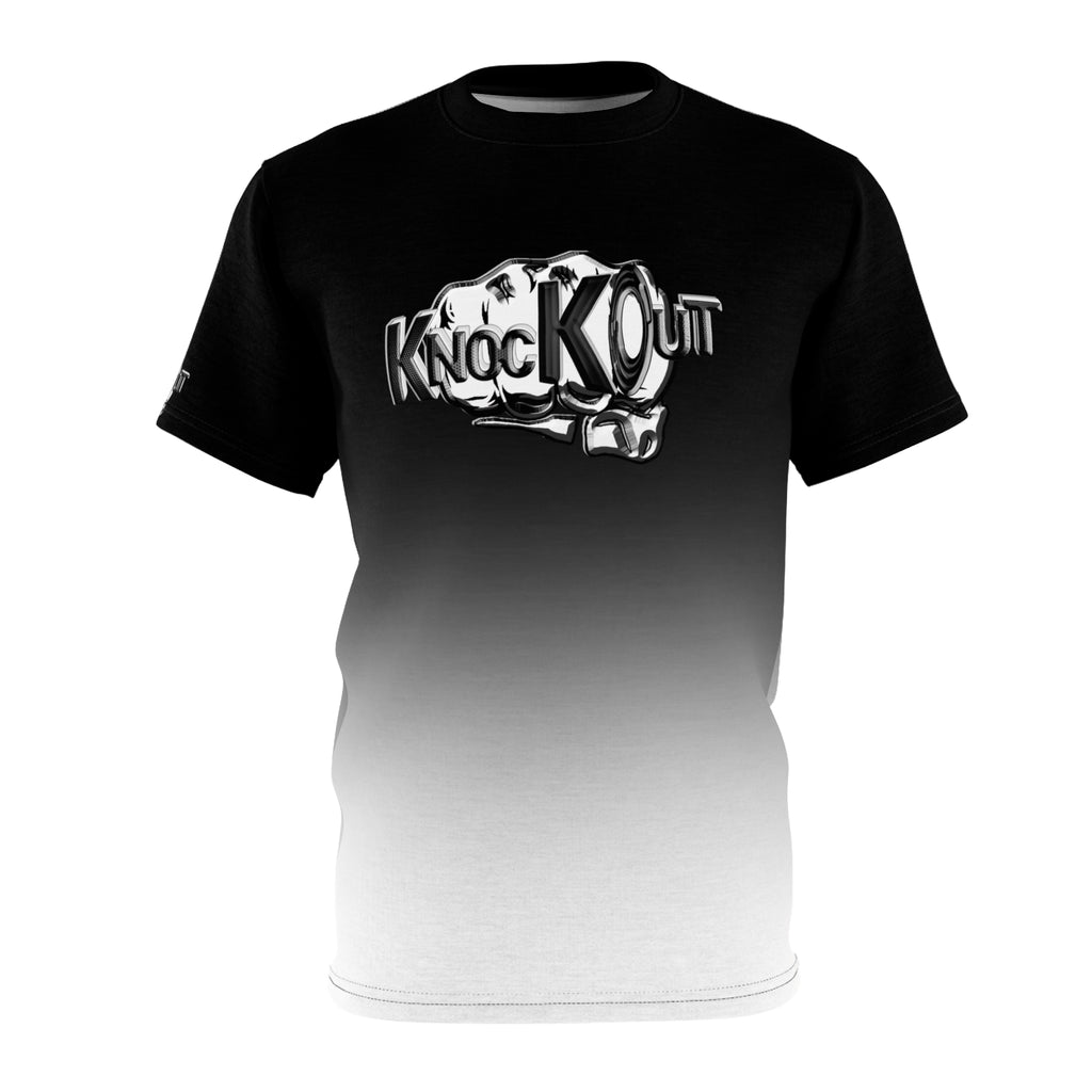 Black & White KnocKOut Unisex Cut & Sew Tee