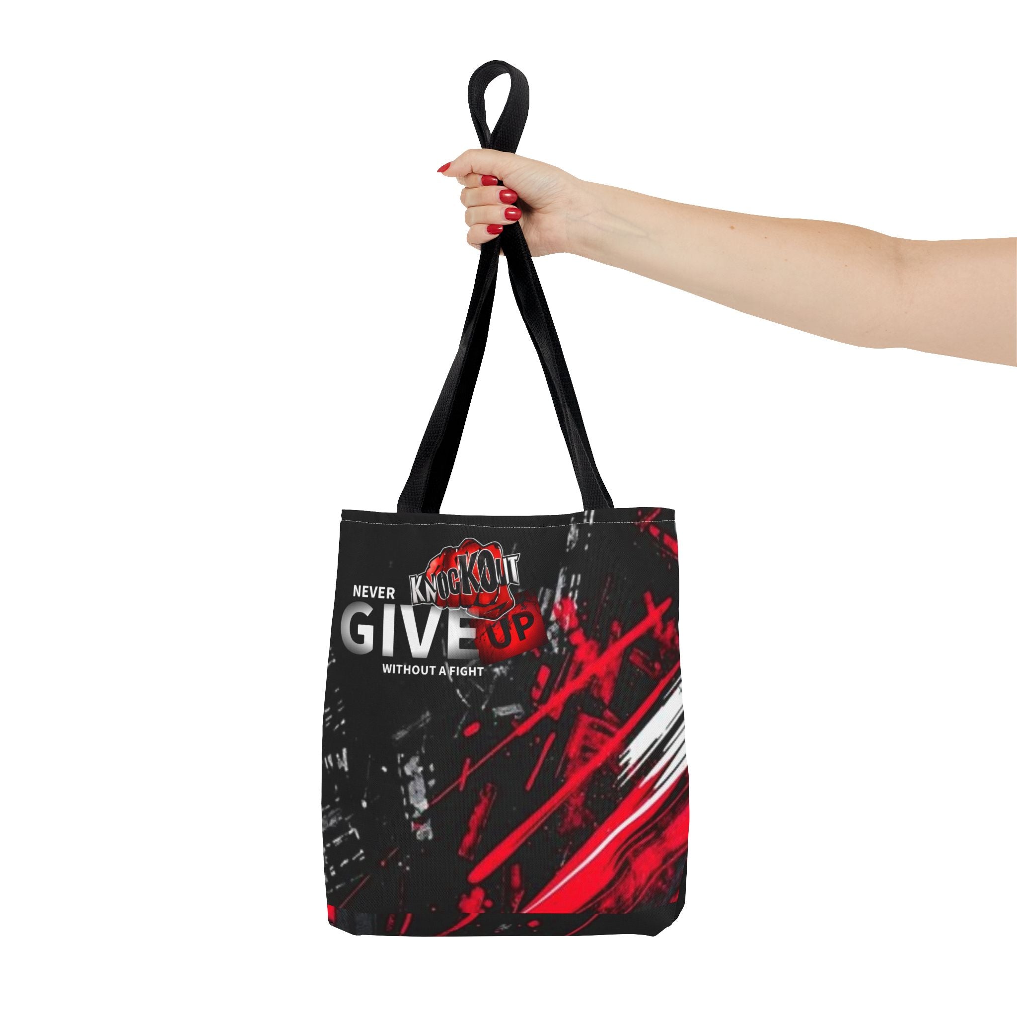 Tote Bag 13x13 KnocKOut Never Give Up