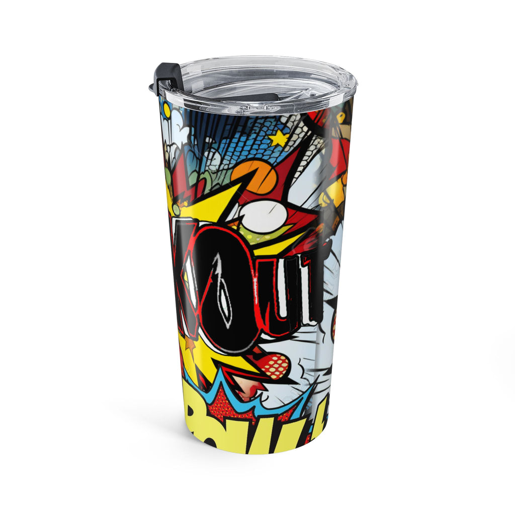 KnocKOut Boom Comic Tumbler 20oz