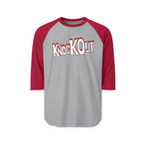 Free Shipping KnocKOut Unisex Three-Quarter Sleeve Raglan Shirt