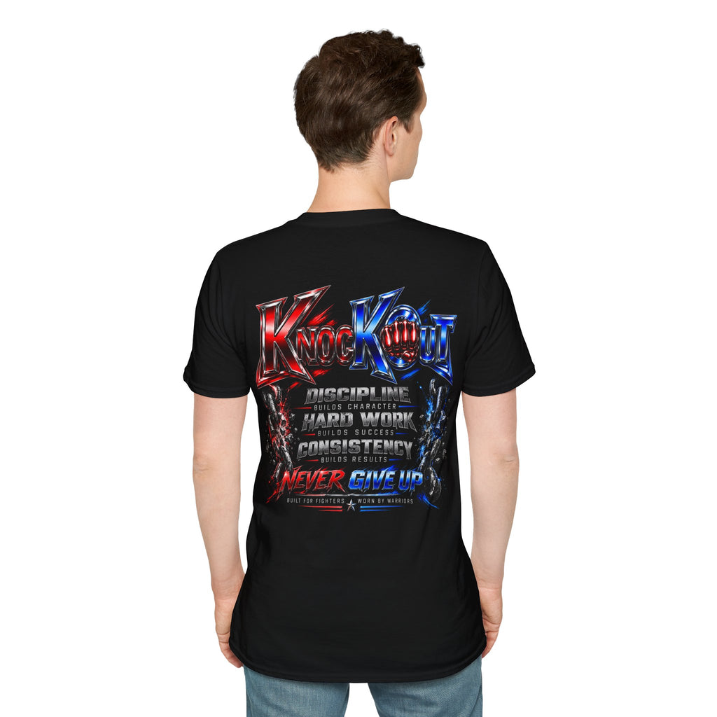 Red Blue KnocKOut Unisex Softstyle T-Shirt