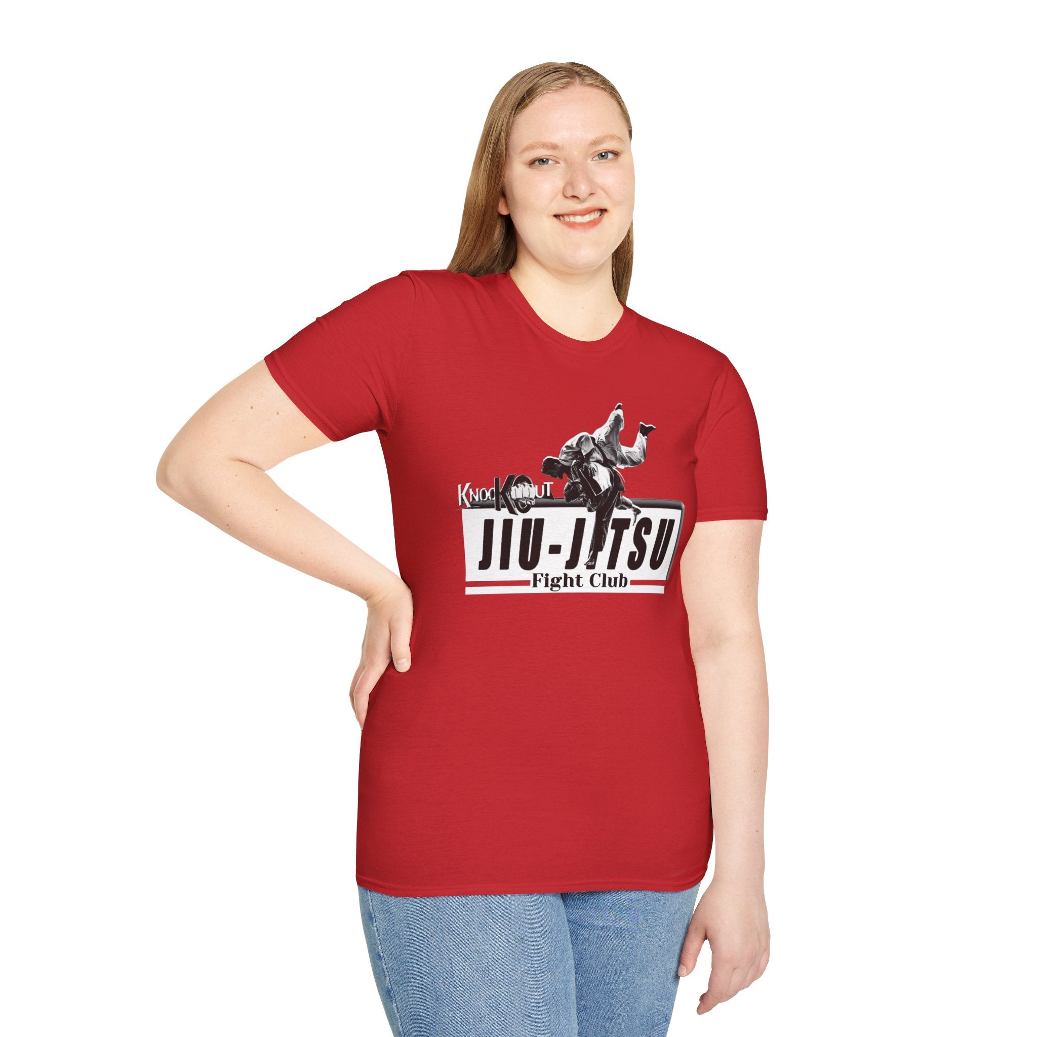 KnocKOut jiu-Jiu-Jitsu Fight Club Unisex Softstyle T-Shirt