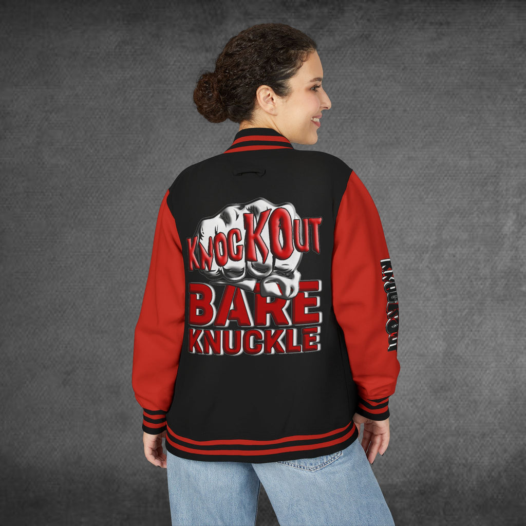 Unisex KnocKOut Bare Knuckle Heavyweight Letterman Jacket