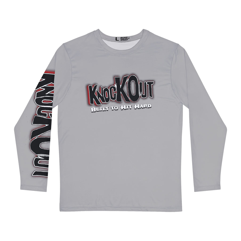 Built to Hit Hard Men's Long Sleeve Shirt (AOP)