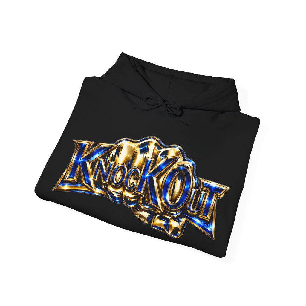 Gold Blue KnocKOut Unisex Hoodie