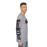 Built to Hit Hard Men's Long Sleeve Shirt (AOP)