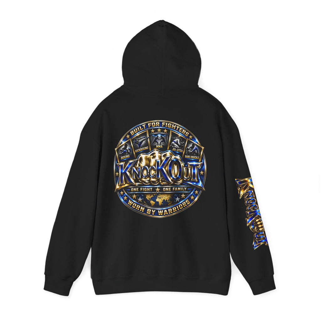 Gold Blue KnocKOut Unisex Hoodie