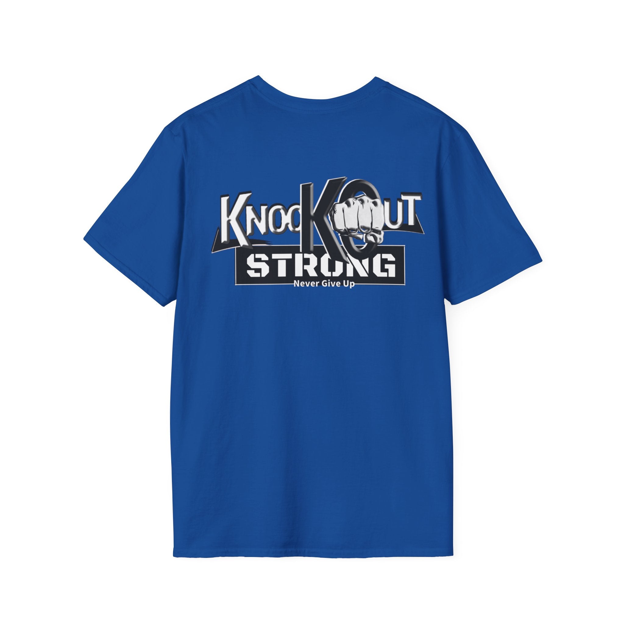 KnocKOut Strong Never Give Up Unisex Softstyle T-Shirt