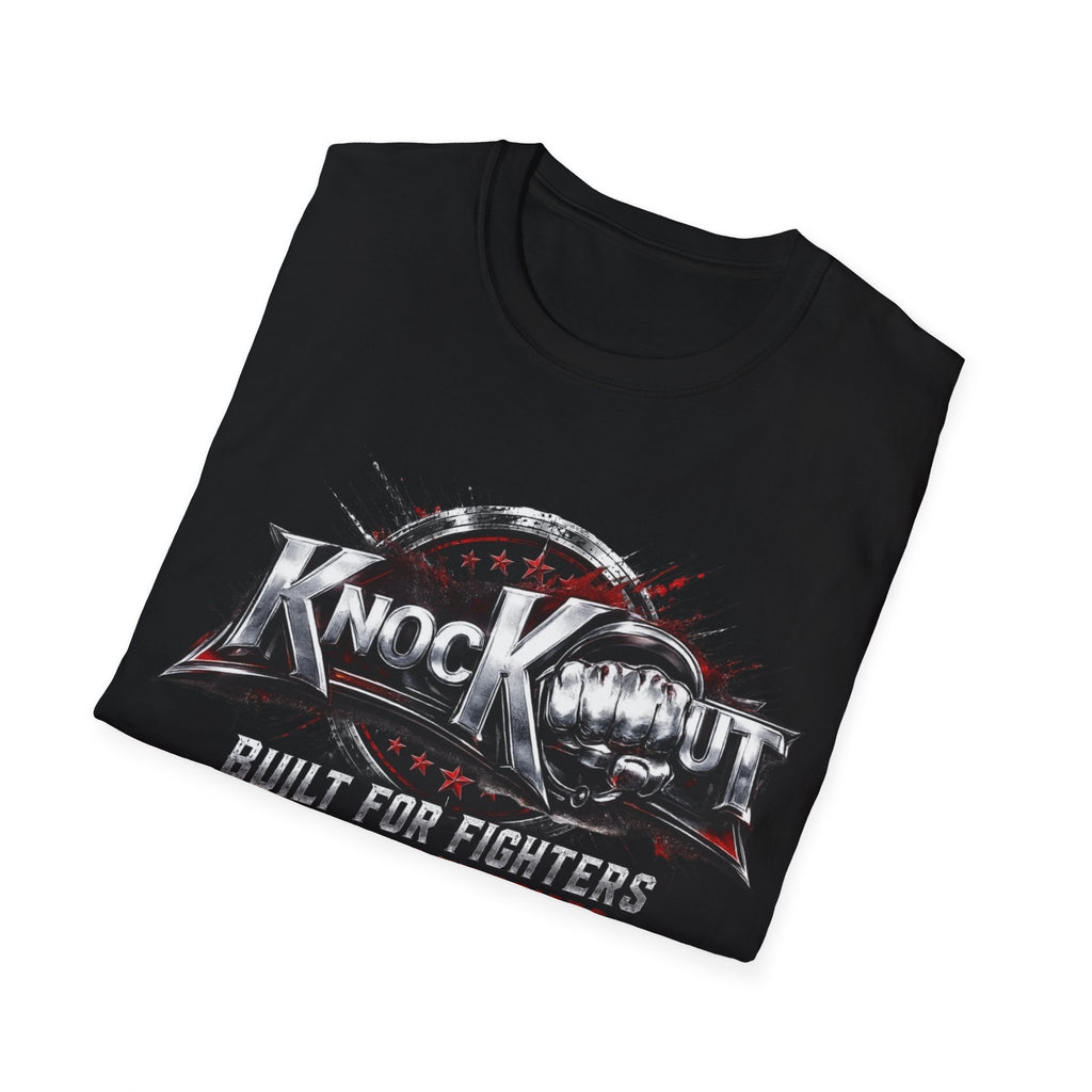 Knockout Built For Fighters Worn By Warriors Unisex Softstyle T-Shirt