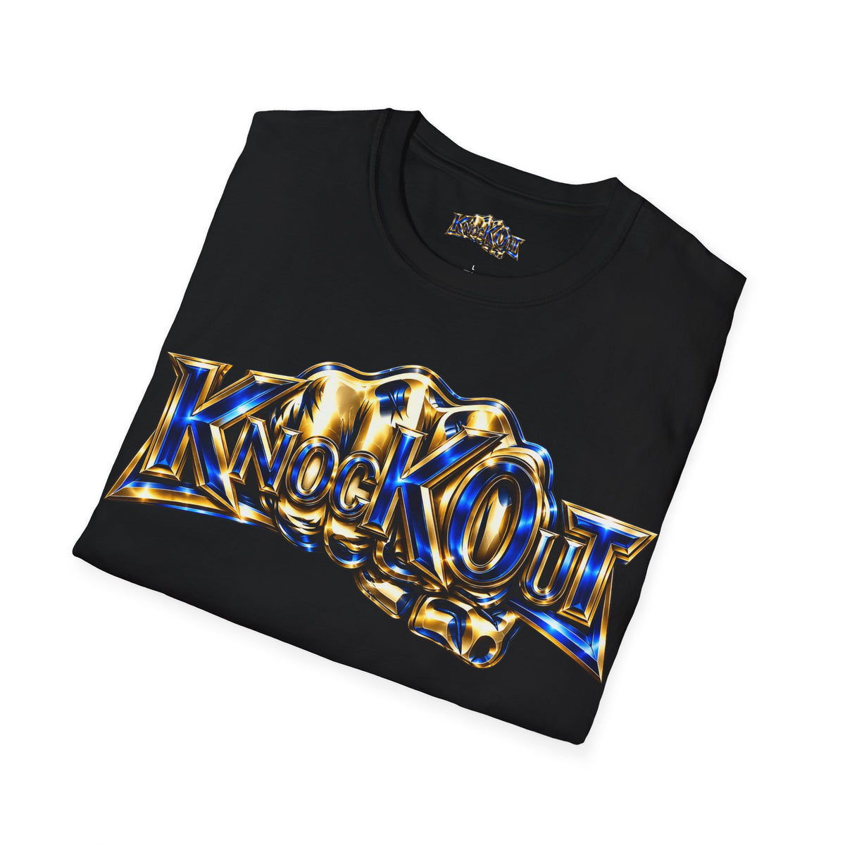 Gold Blue KnocKOut Unisex T-Shirt