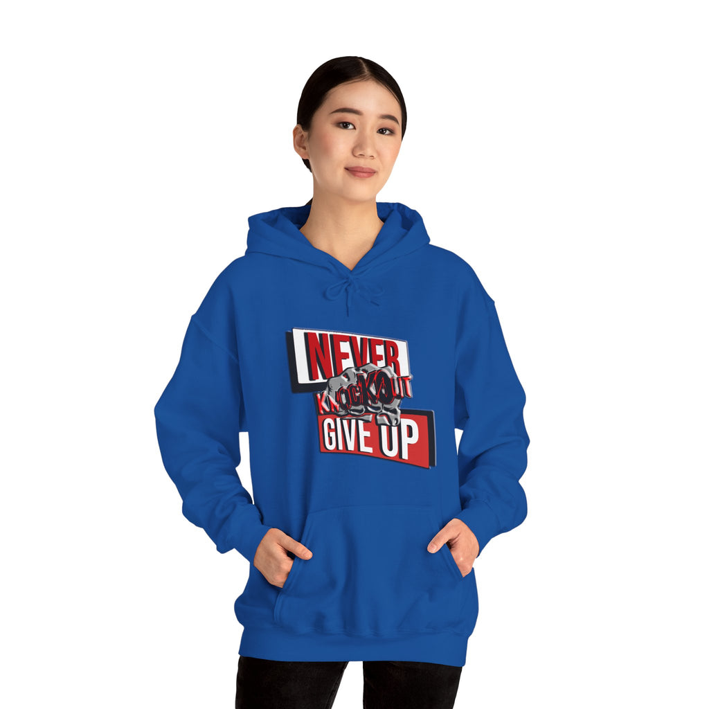 KnocKOut Never Give Up Unisex Heavy Blend™ Hooded Sweatshirt