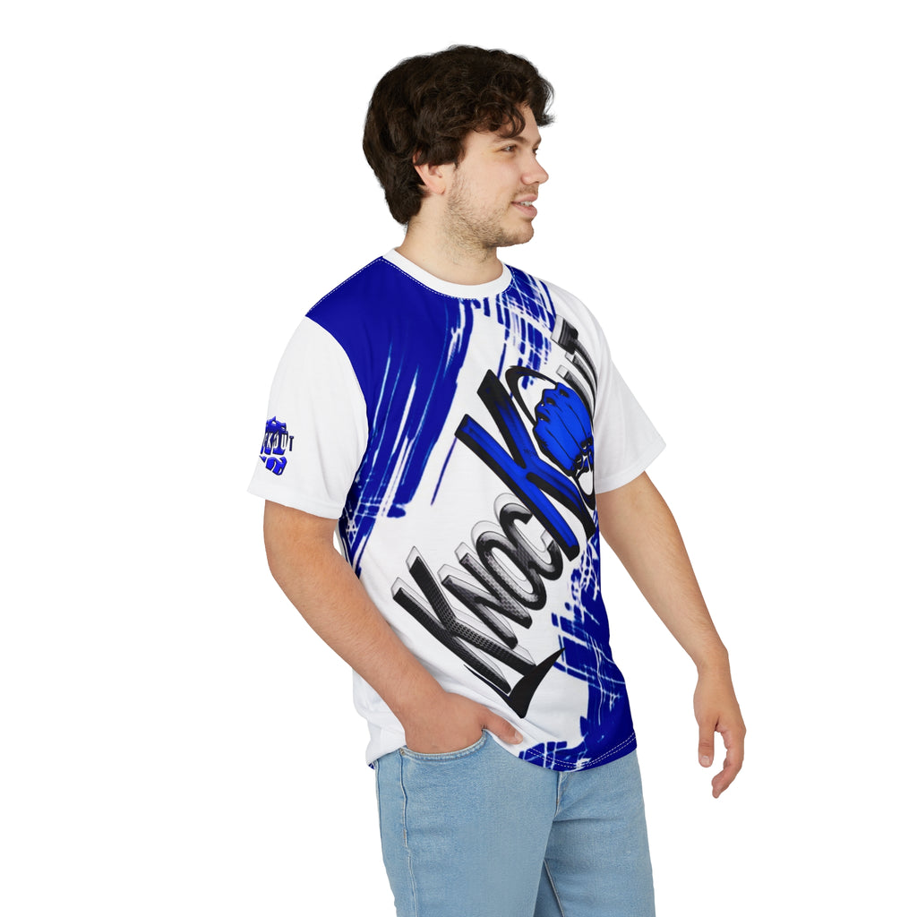 Blue KnocKOut Unisex Cut & Sew Tee