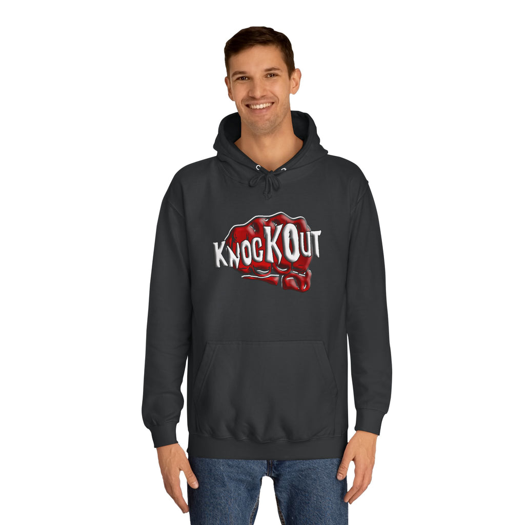 Red White KnocKOut Unisex College Hoodie