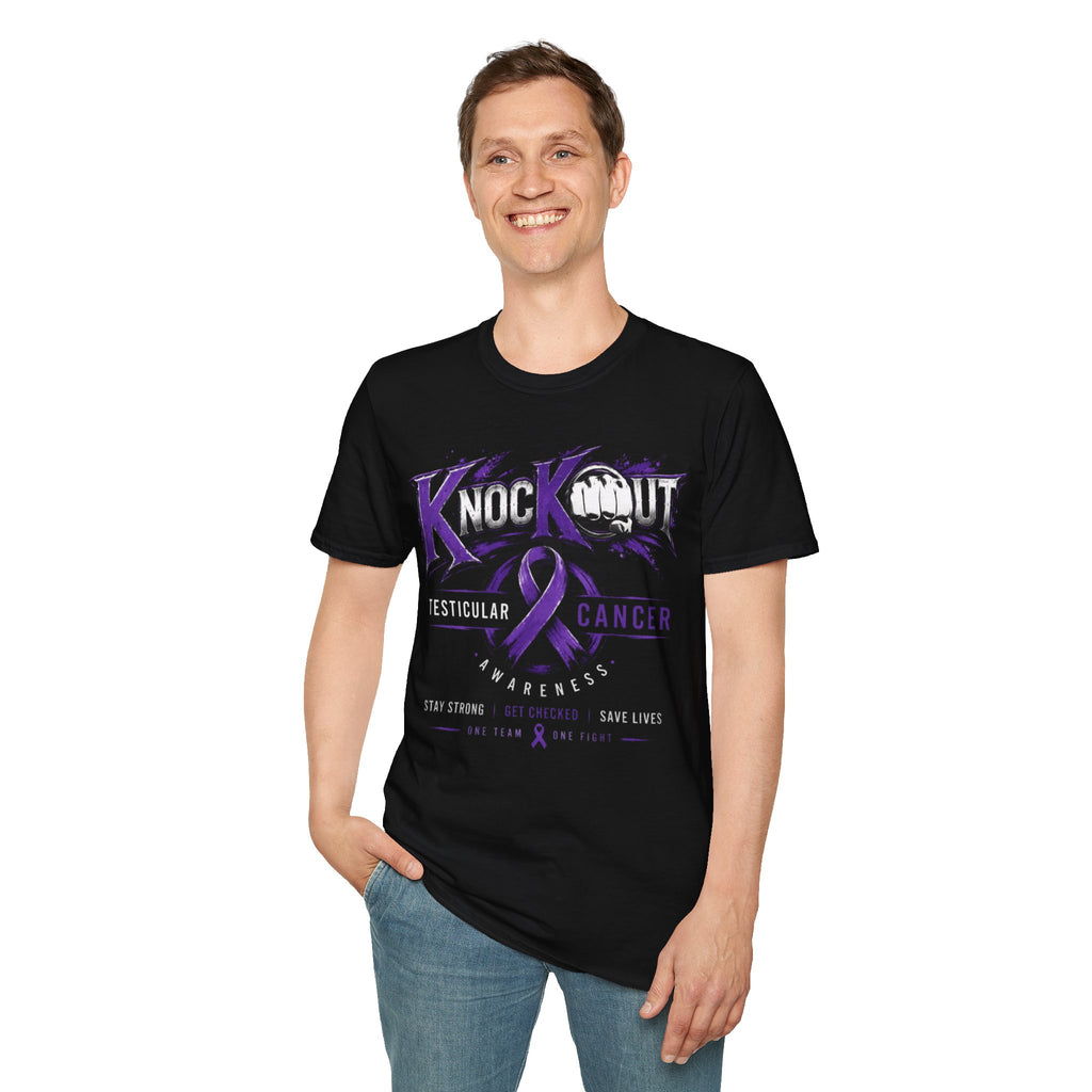 KnocKOut Cancer Awareness Tee | One Team. One Fight.Unisex Softstyle T-Shirt