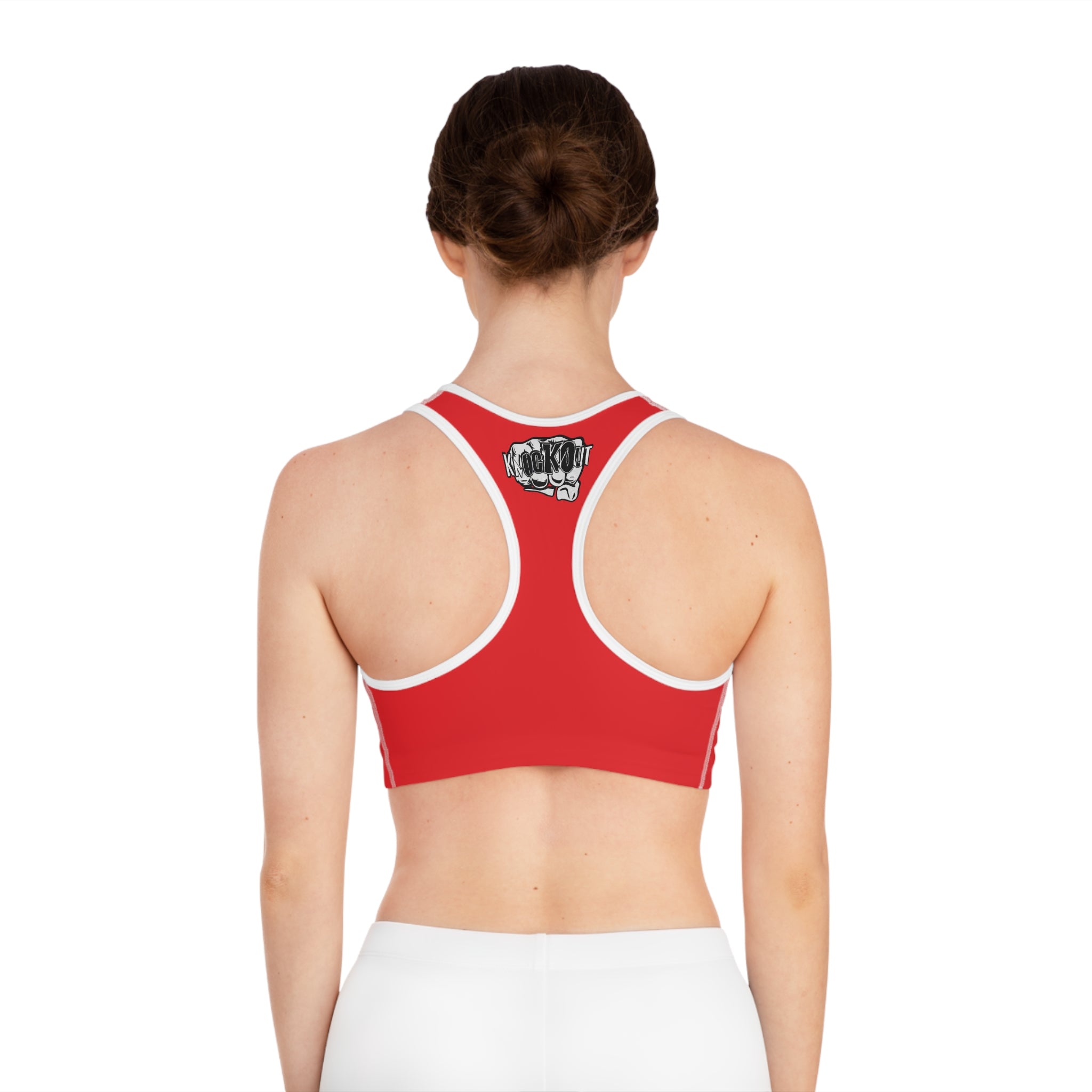 KnocKOut Red Sports Bra