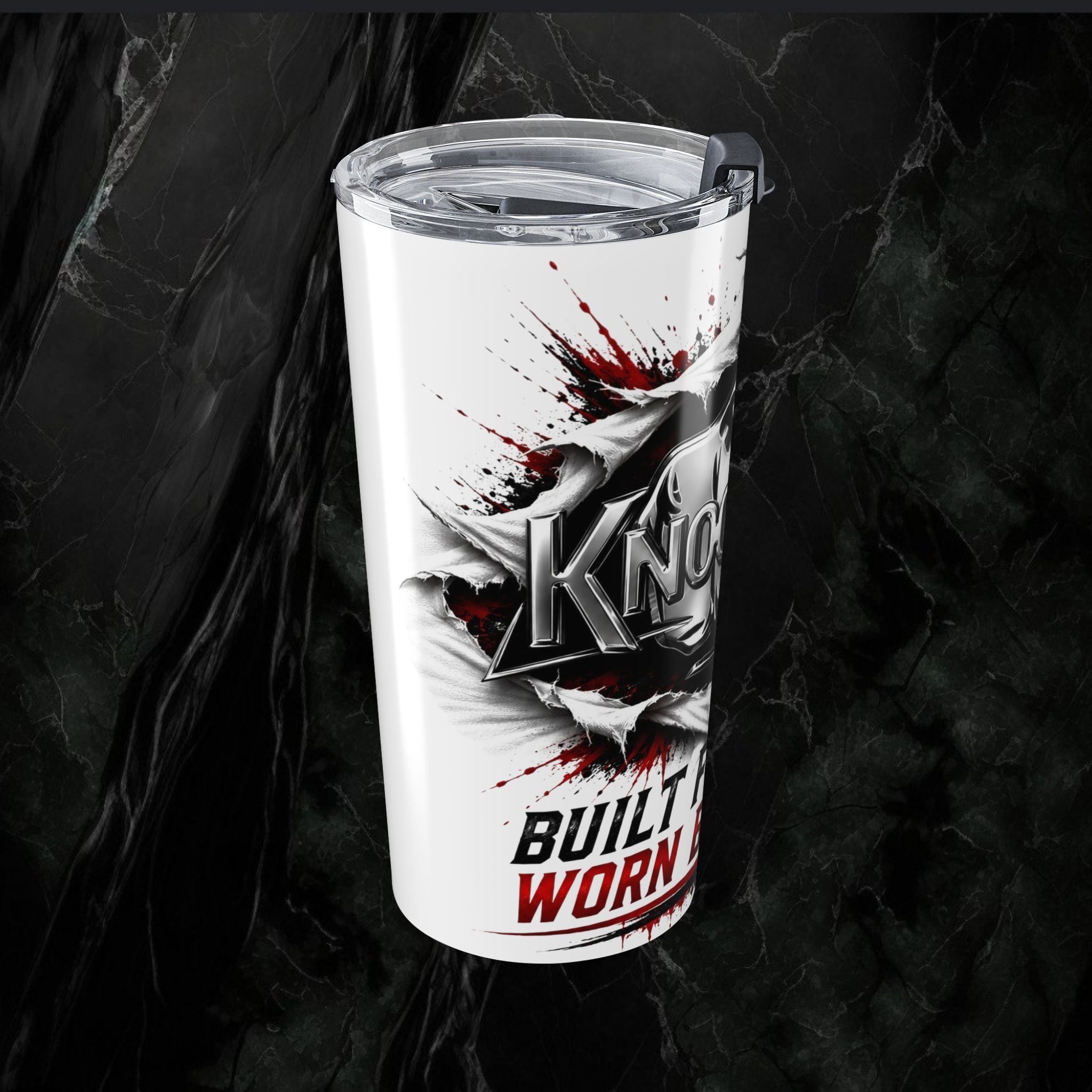 KnocKOut Built Gor Fighters Worn By Warriors Tumbler 20oz