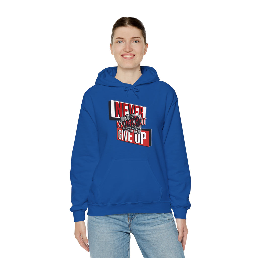 KnocKOut Never Give Up Unisex Heavy Blend™ Hooded Sweatshirt