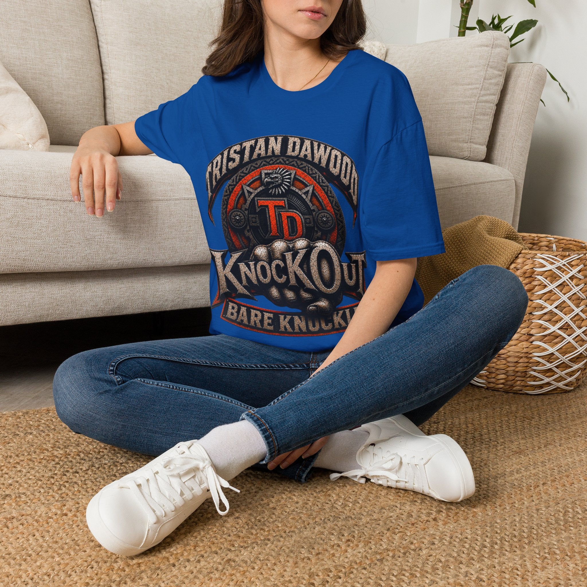 Dawood KnocKOut Fighter Unisex Softstyle T-Shirt
