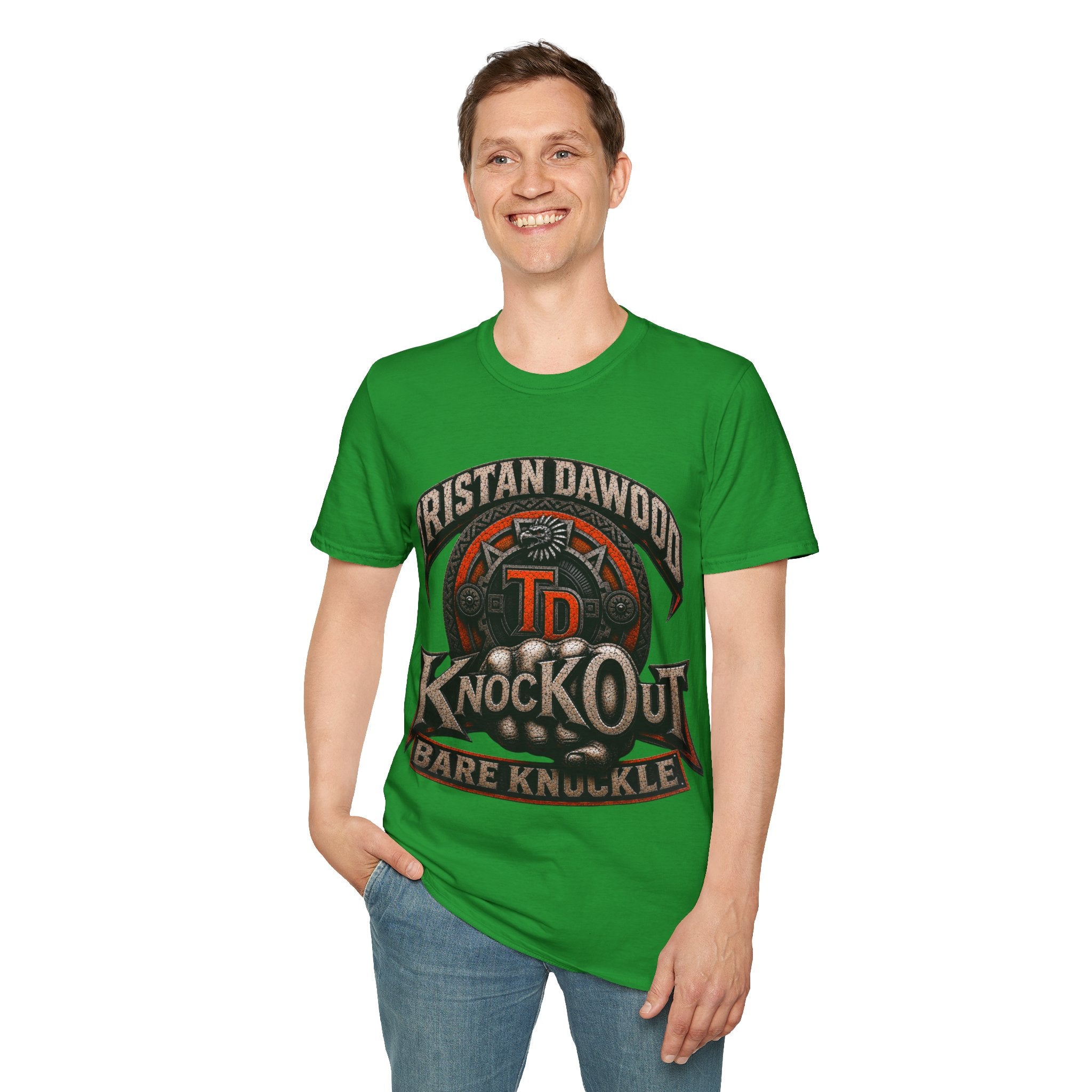 Dawood KnocKOut Fighter Unisex Softstyle T-Shirt