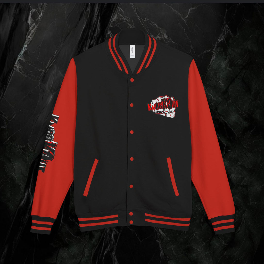 Unisex KnocKOut Bare Knuckle Heavyweight Letterman Jacket