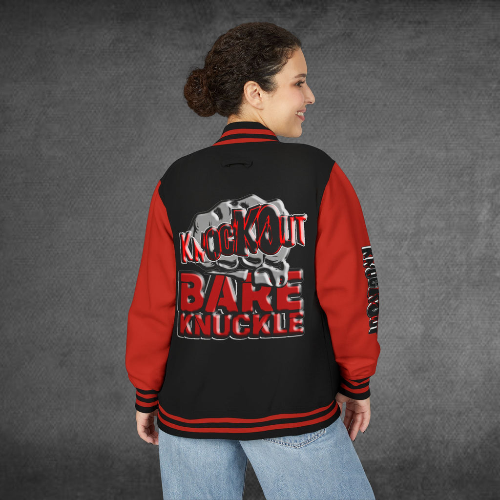 Unisex KnocKOut Bare Knuckle Heavyweight Letterman Jacket