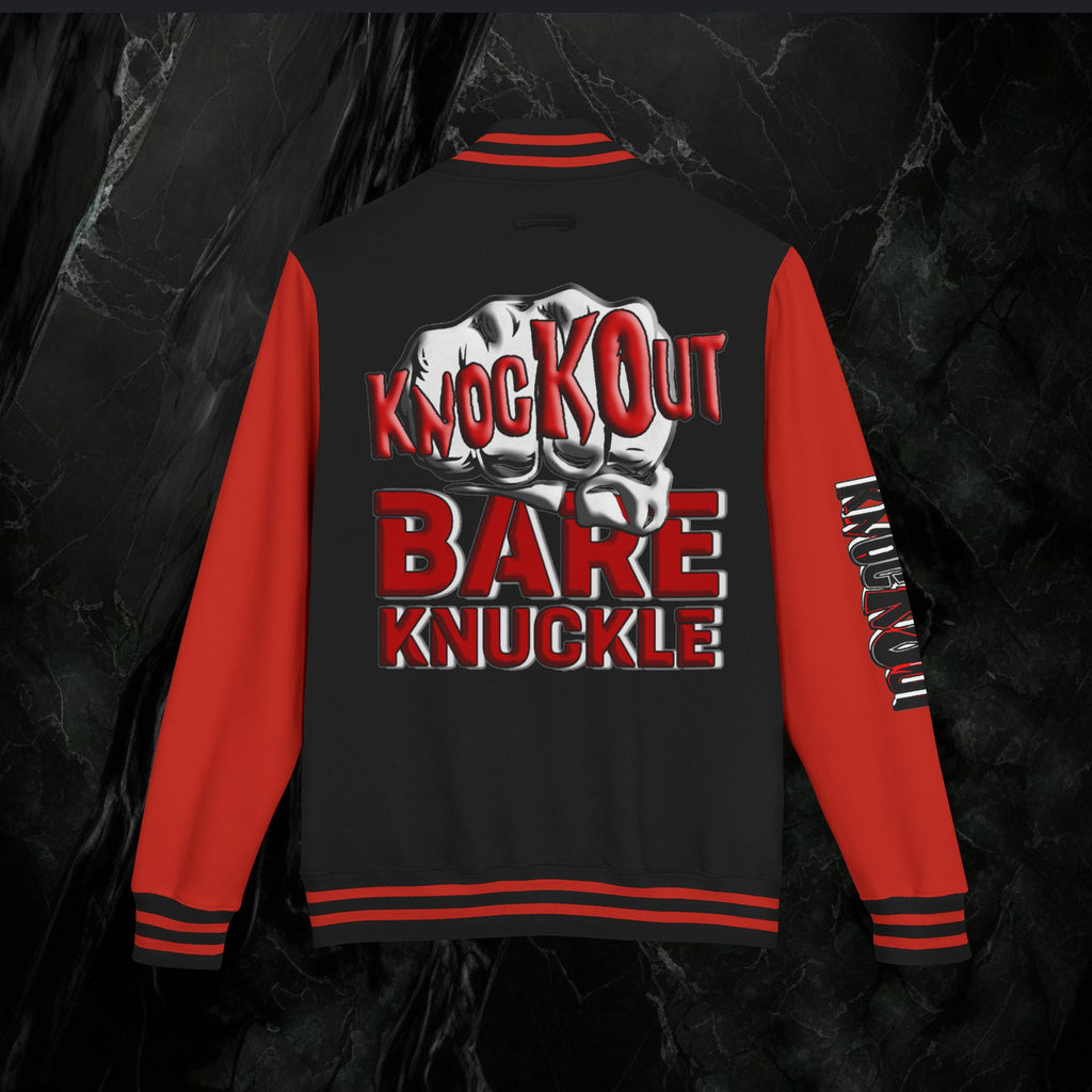 Unisex KnocKOut Bare Knuckle Heavyweight Letterman Jacket